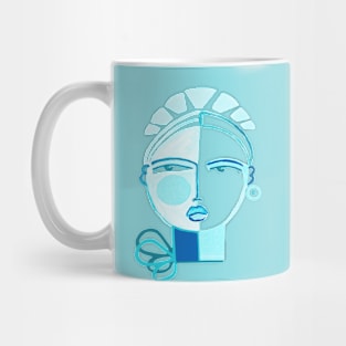 Blue Girl Mug